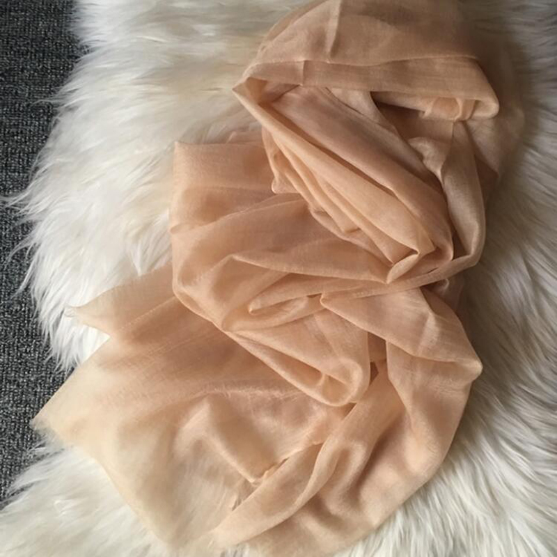 Pure Cashmere Scarves Pink Ring Women Winter Scarf